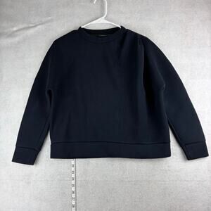 Kate Spade Saturday Pullover Sweater Womens Oversized XS Black 100% Viscose Foam